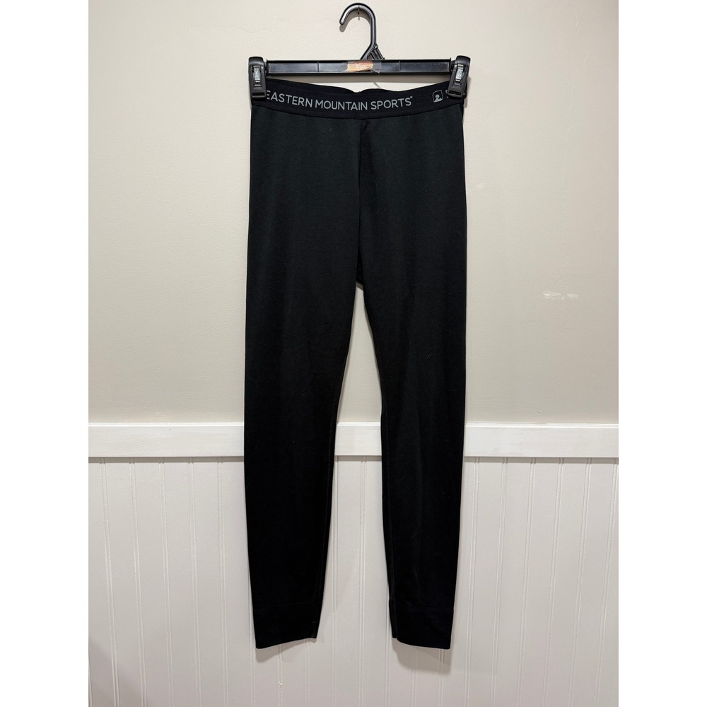Eastern Mountain Sports Polartec Base Layer Leggings Black Ski Women Sz Medium